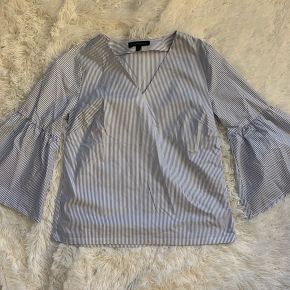 Banana Republic Tops - BANANA REPUBLIC striped bell sleeve blouse
